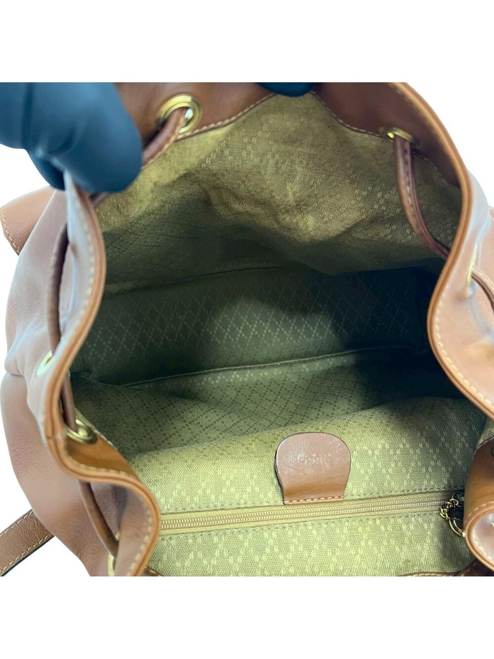 Gucci Vintage Bamboo Backpack Leather #274361G63B - Picture 9 of 9